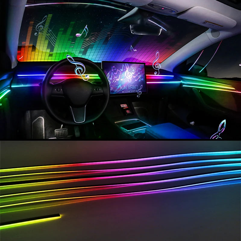64-Color Car Ambient Light