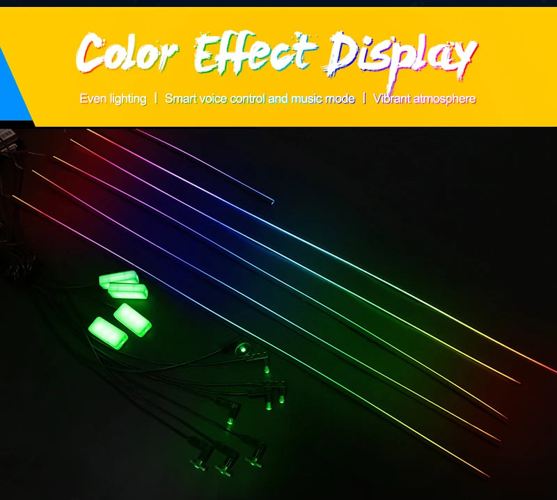 64-Color Car Ambient Light