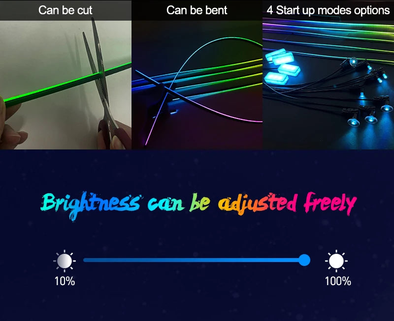 64-Color Car Ambient Light